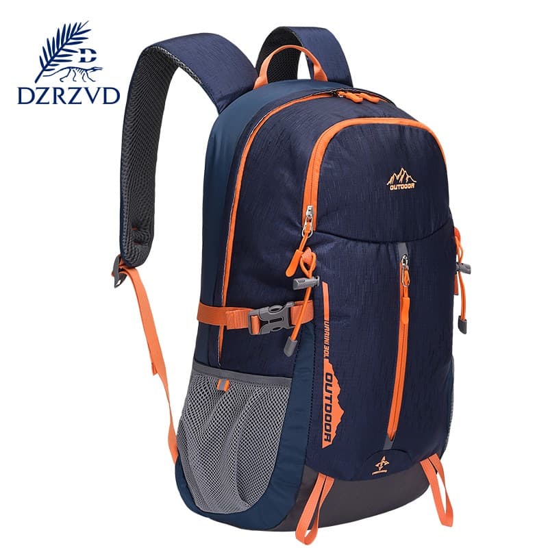 DZRZVD杜戛地【16009戶外登山背包.藏青色30L】3D立體編織透氣結構,背部不積汗