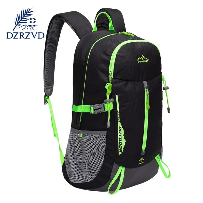DZRZVD杜戛地【16009戶外登山背包.黑色30L】3D立體編織透氣結構,背部不積汗